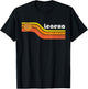 Lenexa - Vintage Men Women 70s 80s Graphic Cool Retro T-Shirt - T-Shirt | Black