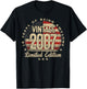 Vintage 2007 Limited Edition 18-Year-Old Gifts USA Flag T-Shirt - T-Shirt | Black