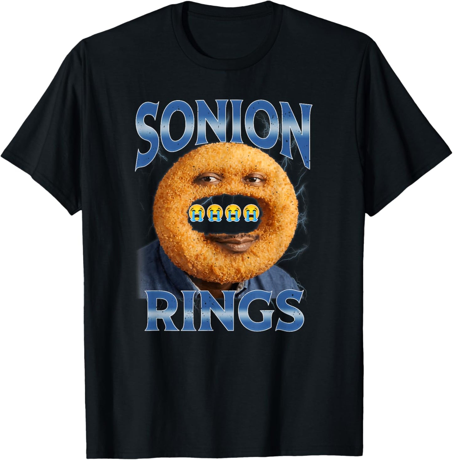 Sonion Rings Son Onion Meme Bootleg Style T-Shirt - T-Shirt | Black