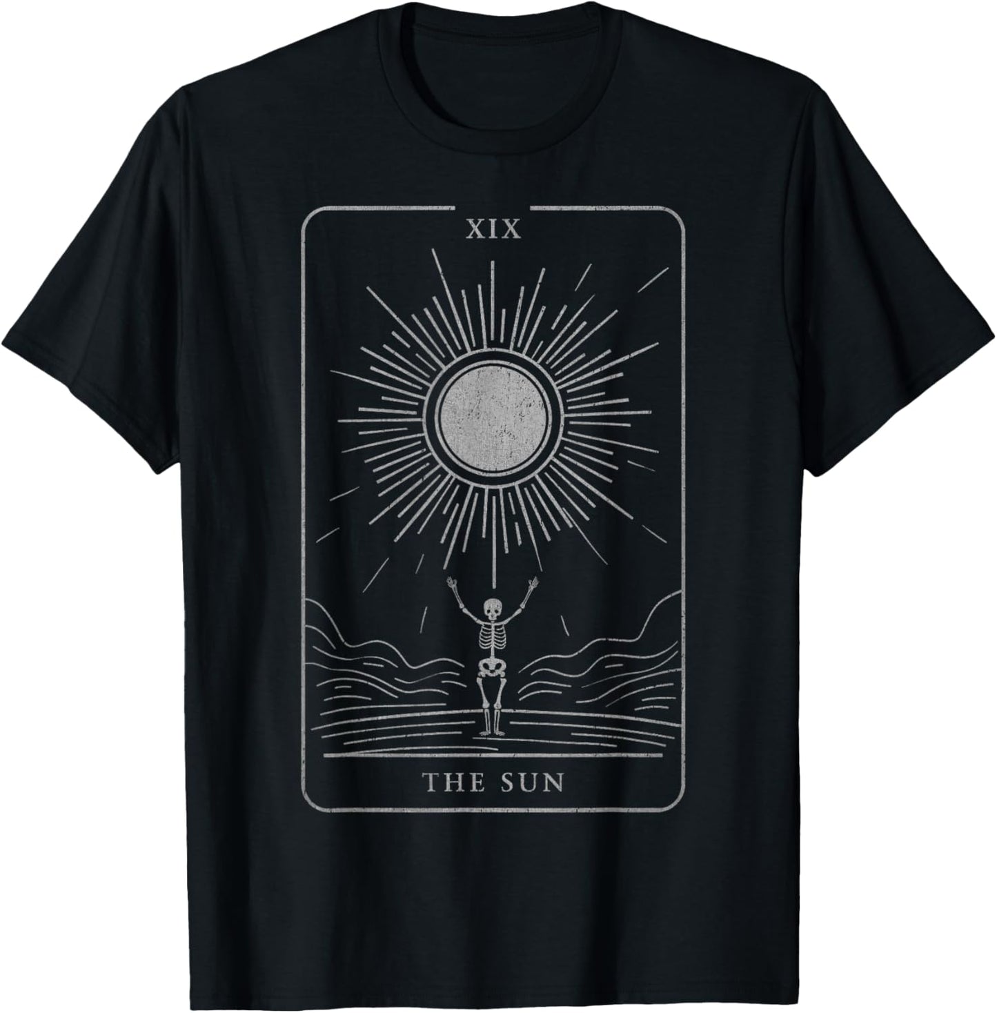Spirituelle Mystische Edgy Esoterik Streetwear Tarotkarte T-Shirt - T-Shirt | Black