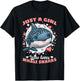Funny Whale Shark Animal Just A Girl Who Loves Whale Sharks T-Shirt - T-Shirt | Black