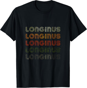 Love Heart Longinus Grunge Vintage Style Black Longinus T-Shirt - T-Shirt | Black