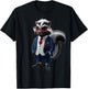 Skunk Men's Women's Skunk in Suit Skunk T-Shirt - T-Shirt | Black
