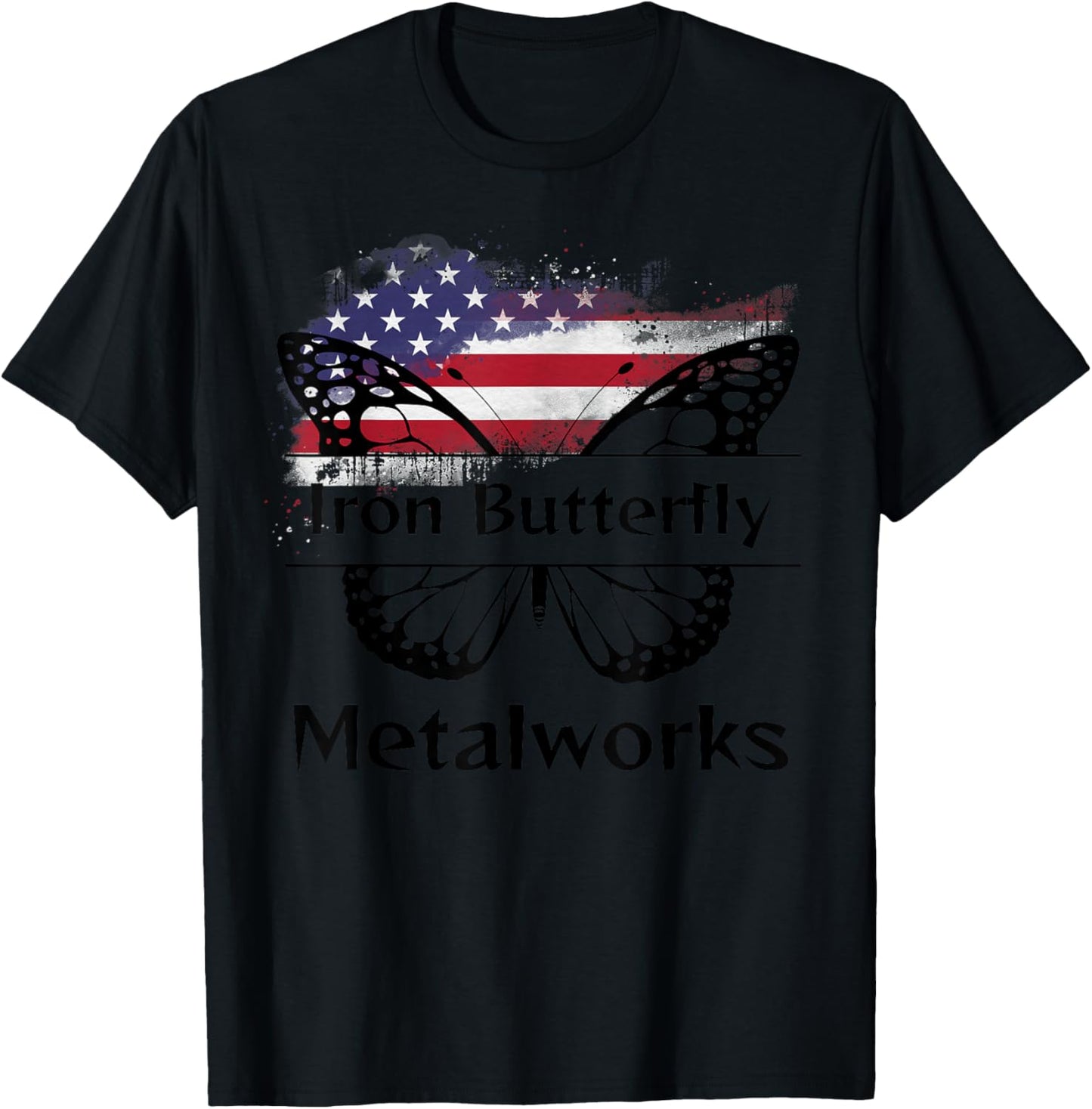 Iron Butterfly Metalworks T-Shirt - T-Shirt | Black