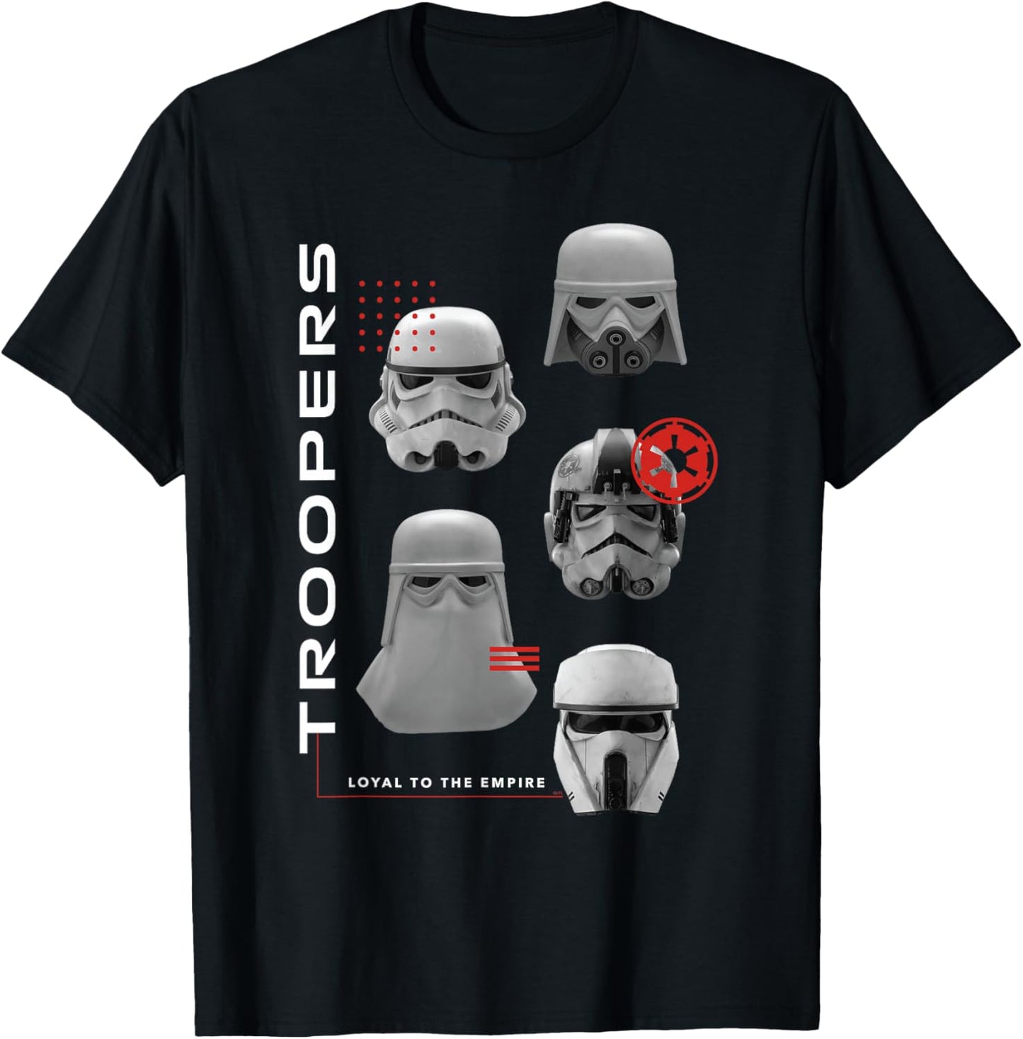 Star Wars: The Mandalorian and Grogu Loyal Imperial Troopers T-Shirt - T-Shirt | Black