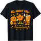 All About Fall Prevention Fun Halloween Design Nurse T-Shirt - T-Shirt | Black