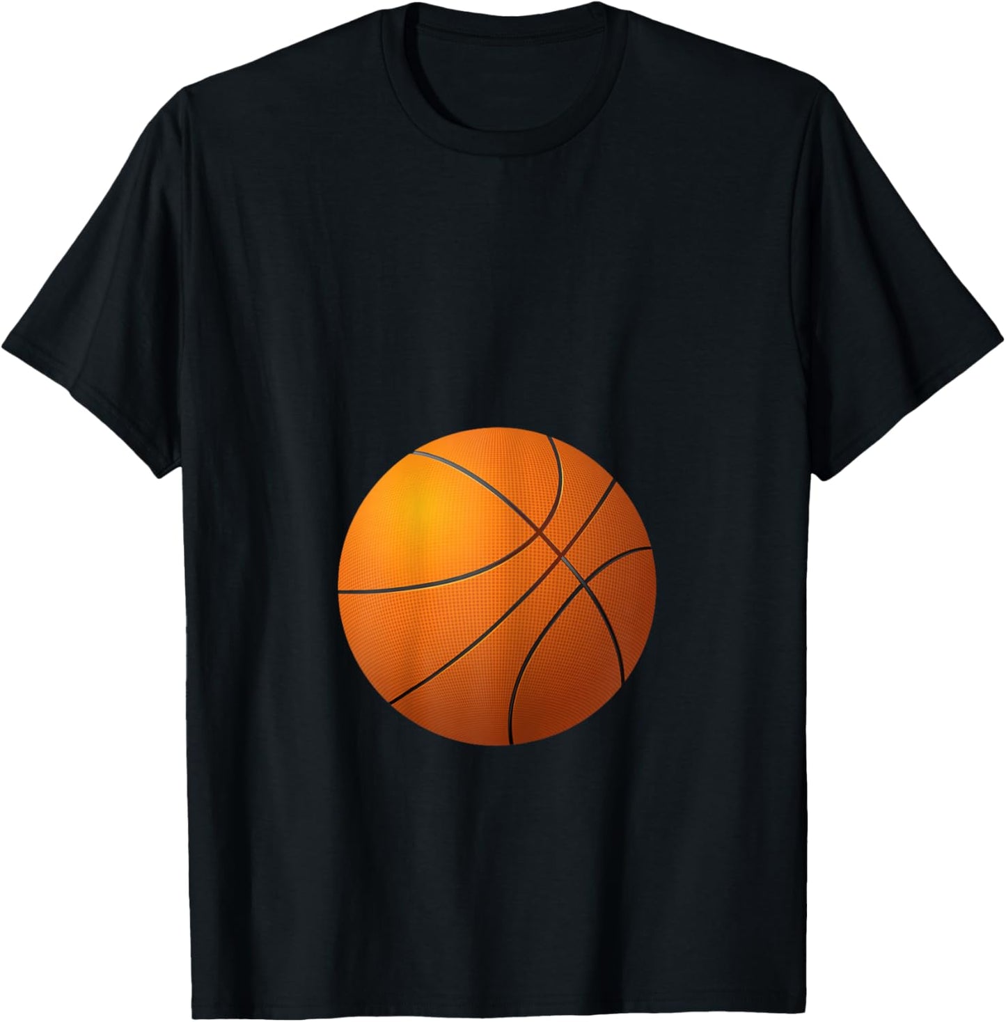 Funny Basketball Player Belly Pregnant Mama T-Shirt - T-Shirt | Black