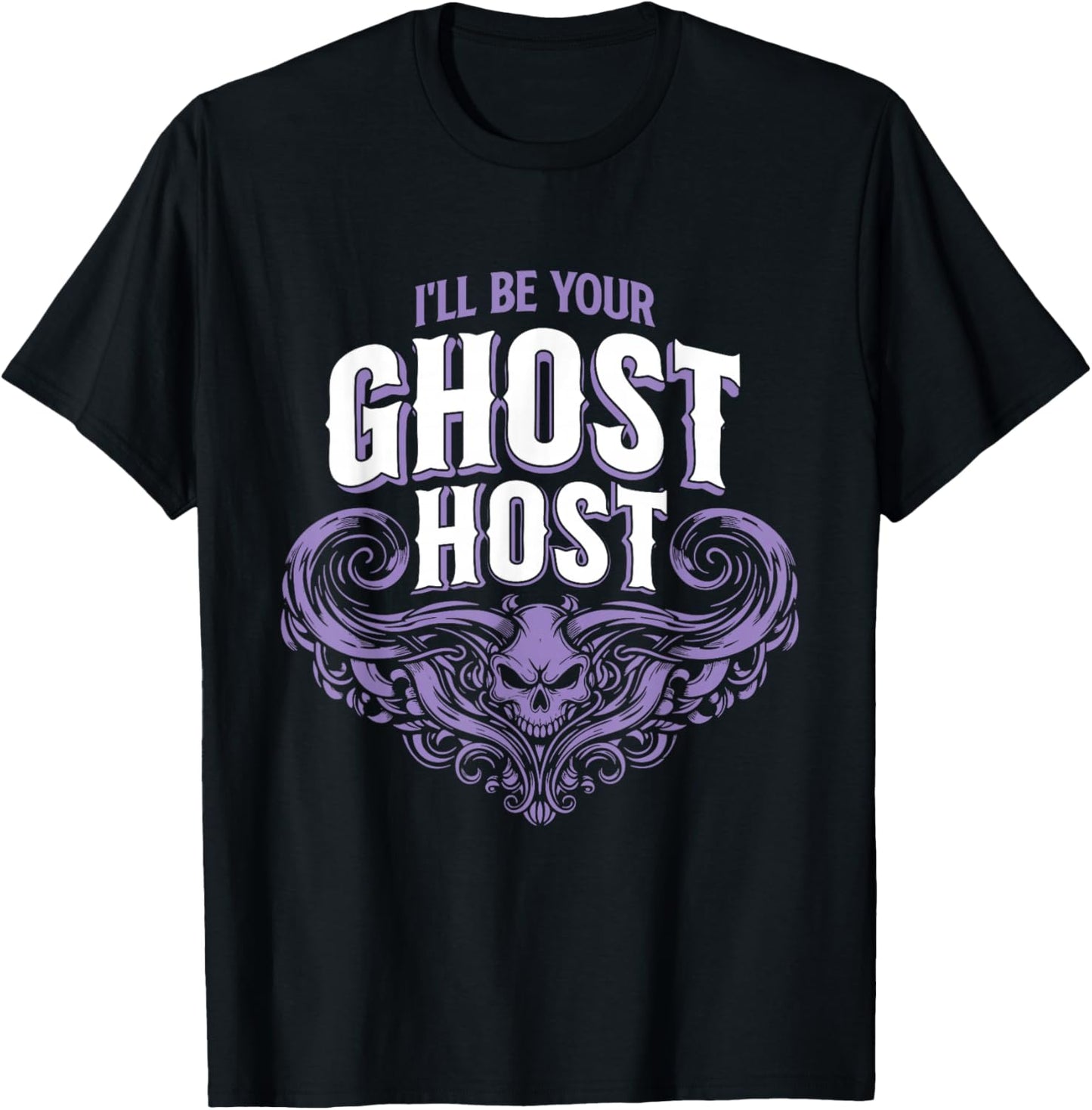 I'll Be Your Ghost Host - Spooky Halloween Party T-Shirt - T-Shirt | Black