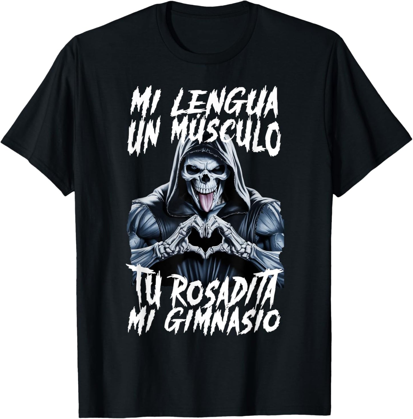 Mi lengua un musculo. Rosadita gimnasio T-Shirt - T-Shirt | Black