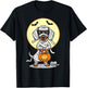 Dachshund Mummy Halloween Trick Or Treat Pumpkin T-Shirt - T-Shirt | Black