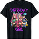K-Pop K-Pop 6 Years Birthday Girl T-Shirt - T-Shirt | Black