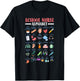 ABC School Nurse Alphabet Student Teacher Health Worker T-Shirt - T-Shirt | Black