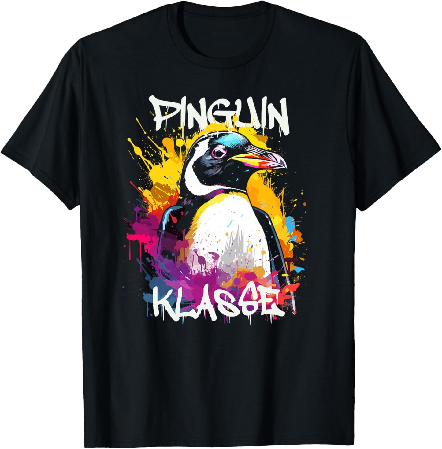 Cooler Pinguin für Pinguinklasse Grundschule, Klassentier Premium T-Shirt - T-Shirt | Black