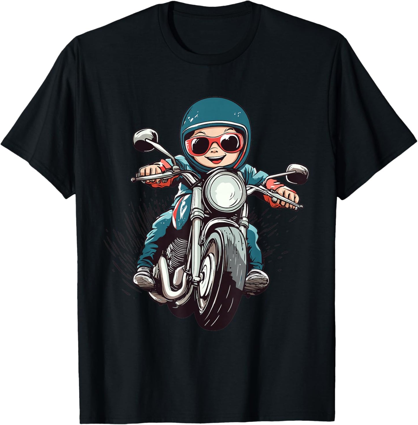 Boys Motorcycle T-Shirt - T-Shirt | Black