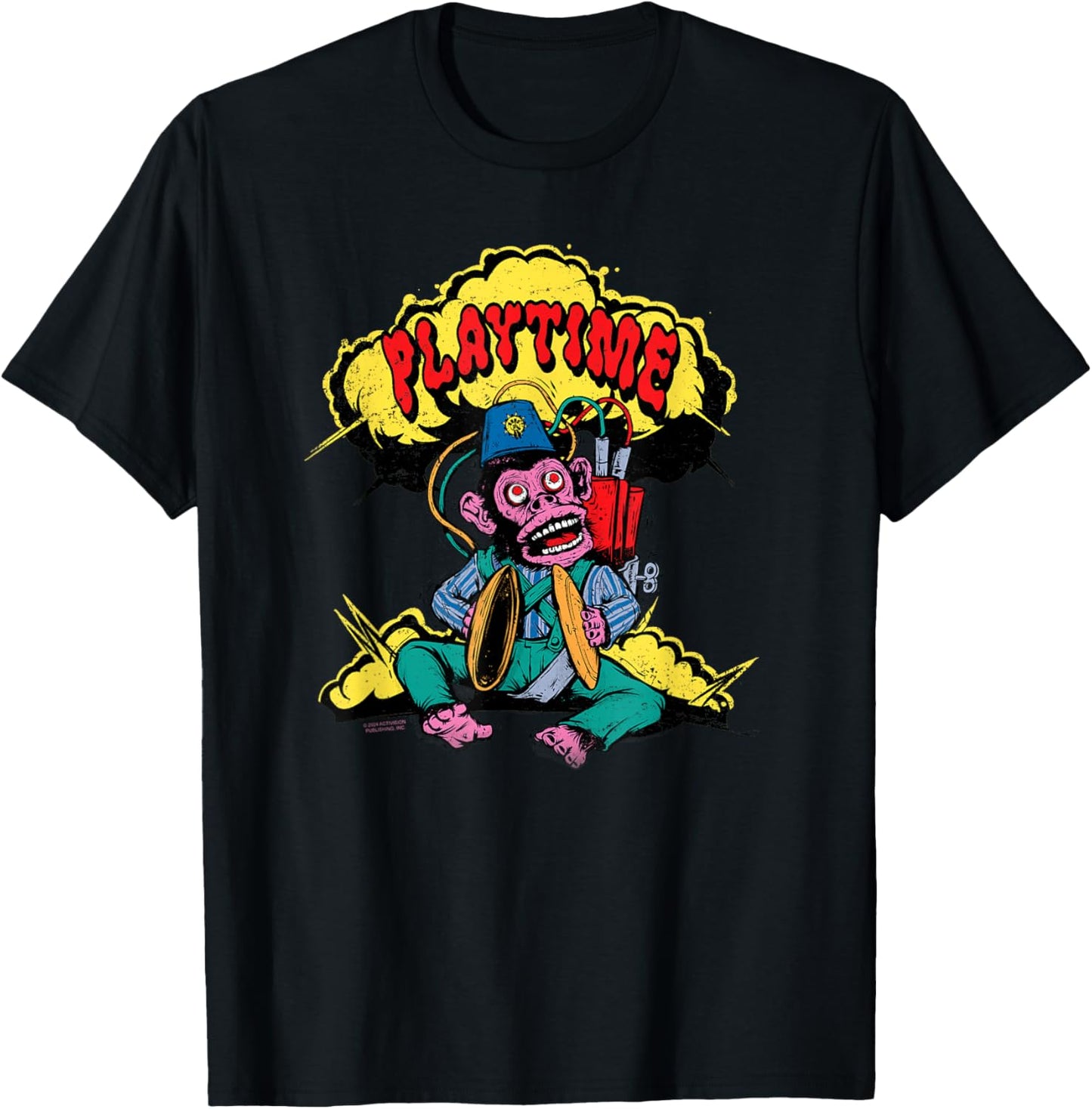 Call of Duty Monkey Bomb Sketch Gaming T-Shirt - T-Shirt | Black