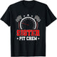 Sister Pit Crew Race Car Birthday Party Racing Family T-Shirt - T-Shirt | Black
