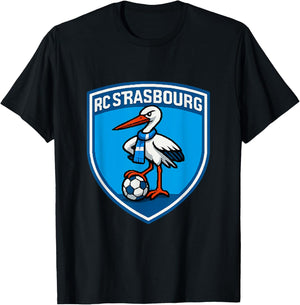 Cigogne Football Strasbourg T-Shirt - T-Shirt | Black