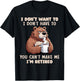 Funny Retirement I'm Retired Sarcastic Humor Graphic T-Shirt - T-Shirt | Black