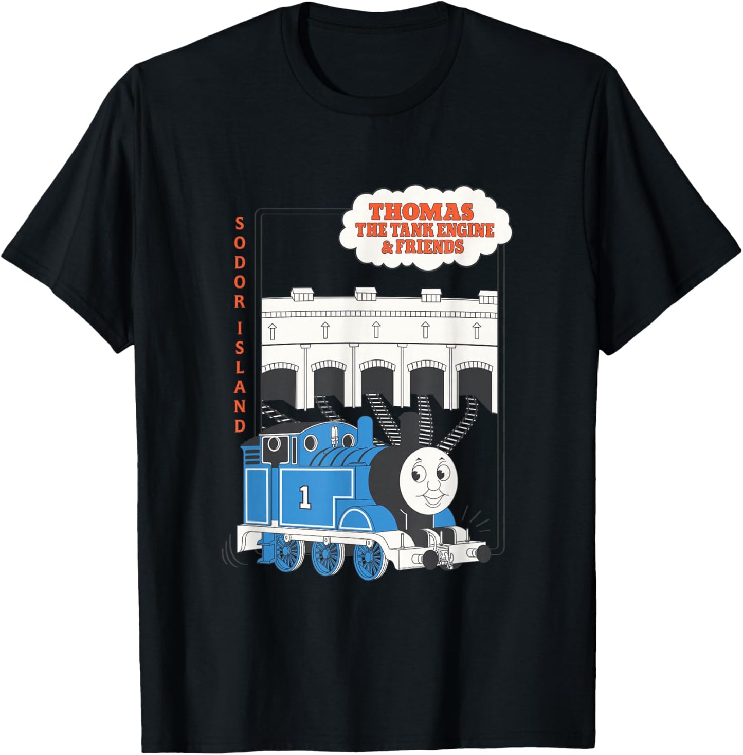 Thomas & Friends Sodor Island T-Shirt - T-Shirt | Black