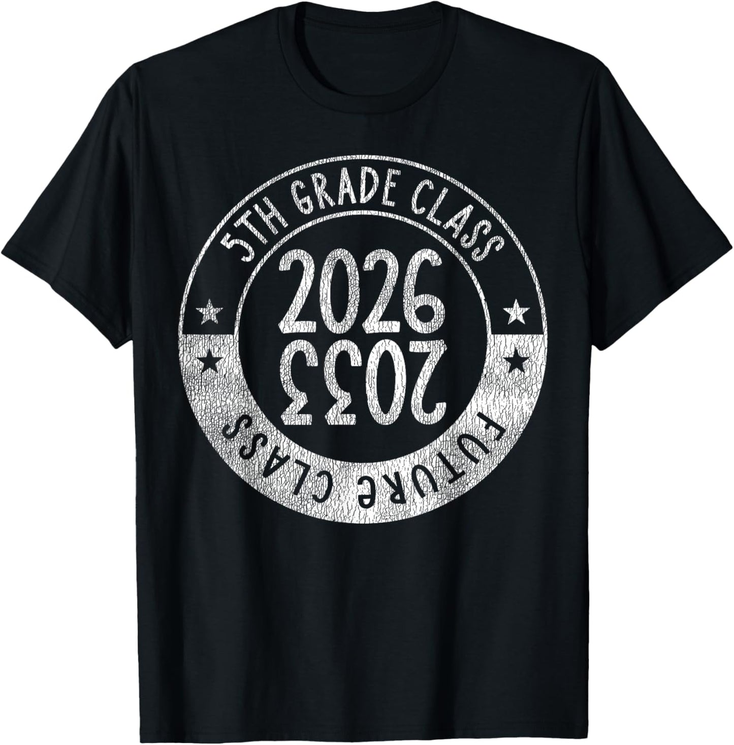 5th Grade Graduation Senior 2026 Future Class of 2033 T-Shirt - T-Shirt | Black