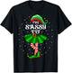 Xmas Family Matching Women Girls Mom The Sassy Elf Christmas T-Shirt - T-Shirt | Black