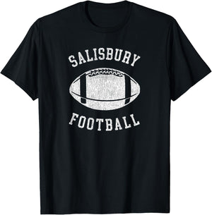 Salisbury Football Distressed Vintage 80's Throwback Classic T-Shirt - T-Shirt | Black