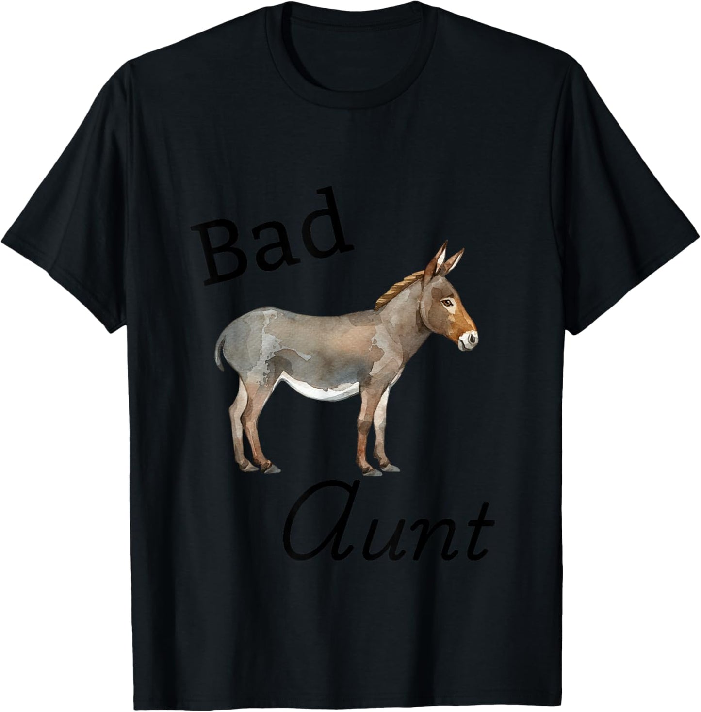 Bad Aunt T-Shirt - T-Shirt | Black