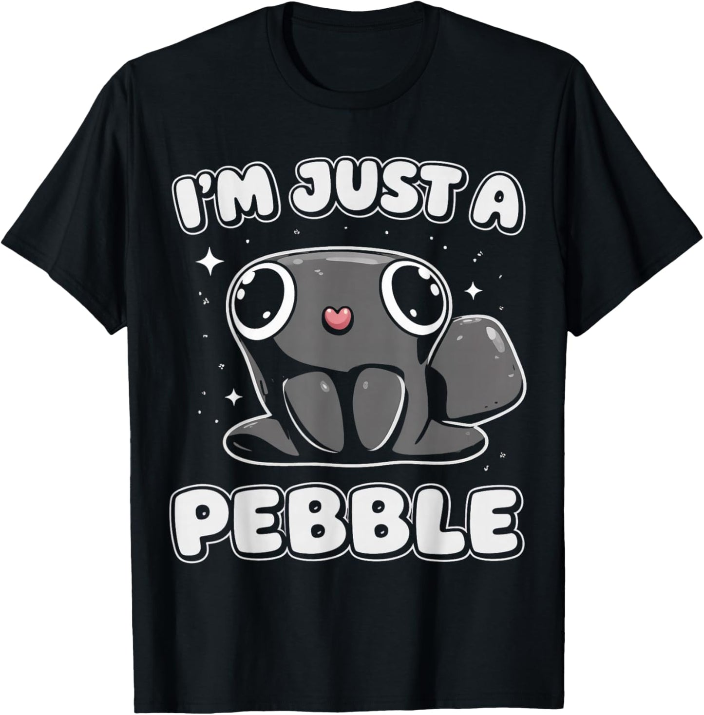 Geology I'm Just A Pebble Funny Stone Collector T-Shirt - T-Shirt | Black