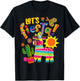Let's Fiesta Cinco De Mayo Camisa Mexicana Hombre Mexico T-Shirt - T-Shirt | Black