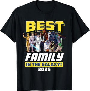 Star Wars Best Family in the Galaxy Group Trip Vacation 2025 T-Shirt - T-Shirt | Black