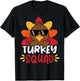 Turkey Trot Squad Little Boys Funny Thanksgiving Toddler T-Shirt - T-Shirt | Black