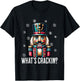 Funny Christmas Nutcracker Men Women Nutcrackers Xmas T-Shirt - T-Shirt | Black