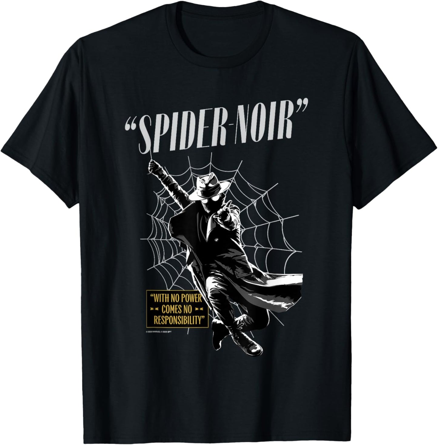 Marvel Spider-Noir Swing Retro T-Shirt - T-Shirt | Black