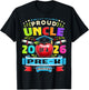 Proud Uncle of 2026 Pre-K Graduate Mothers Day Graduation T-Shirt - T-Shirt | Black