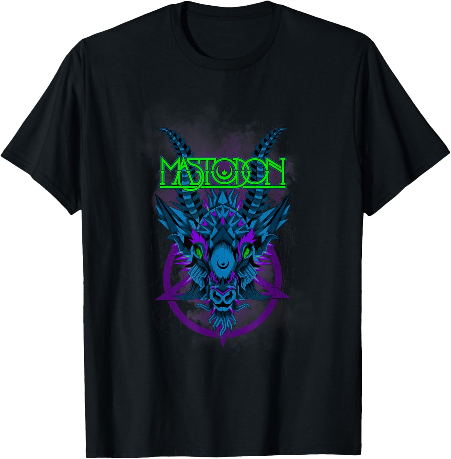 Mastodon Blue Geodemon T-Shirt - T-Shirt | Black