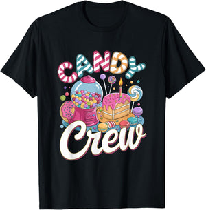 Candy Crew Shirt Men Women Children's T-Shirt - T-Shirt | Black