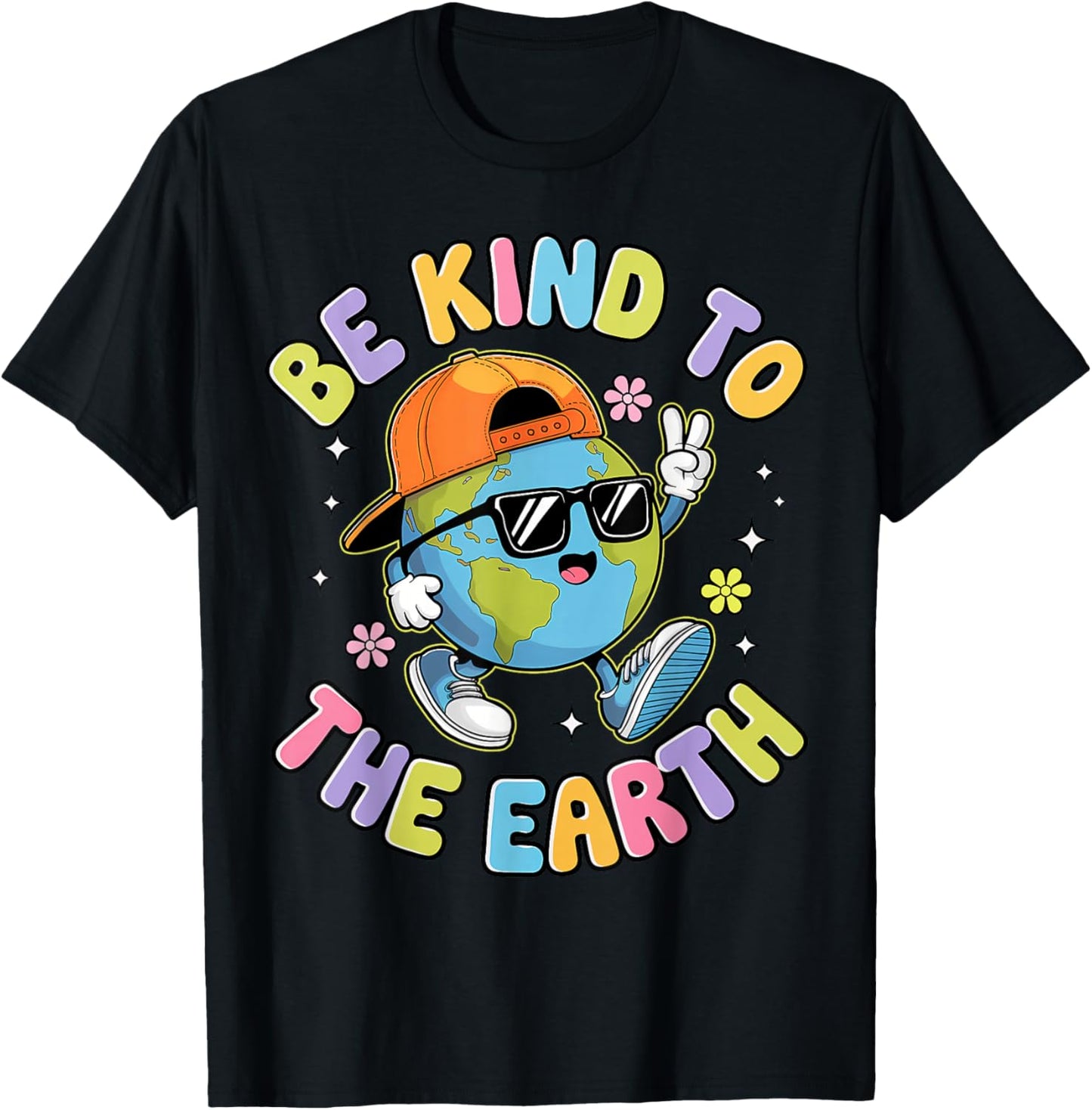 Cute Earth Day 2025 Funny Earth Day Kids Toddler Boys T-Shirt - T-Shirt | Black