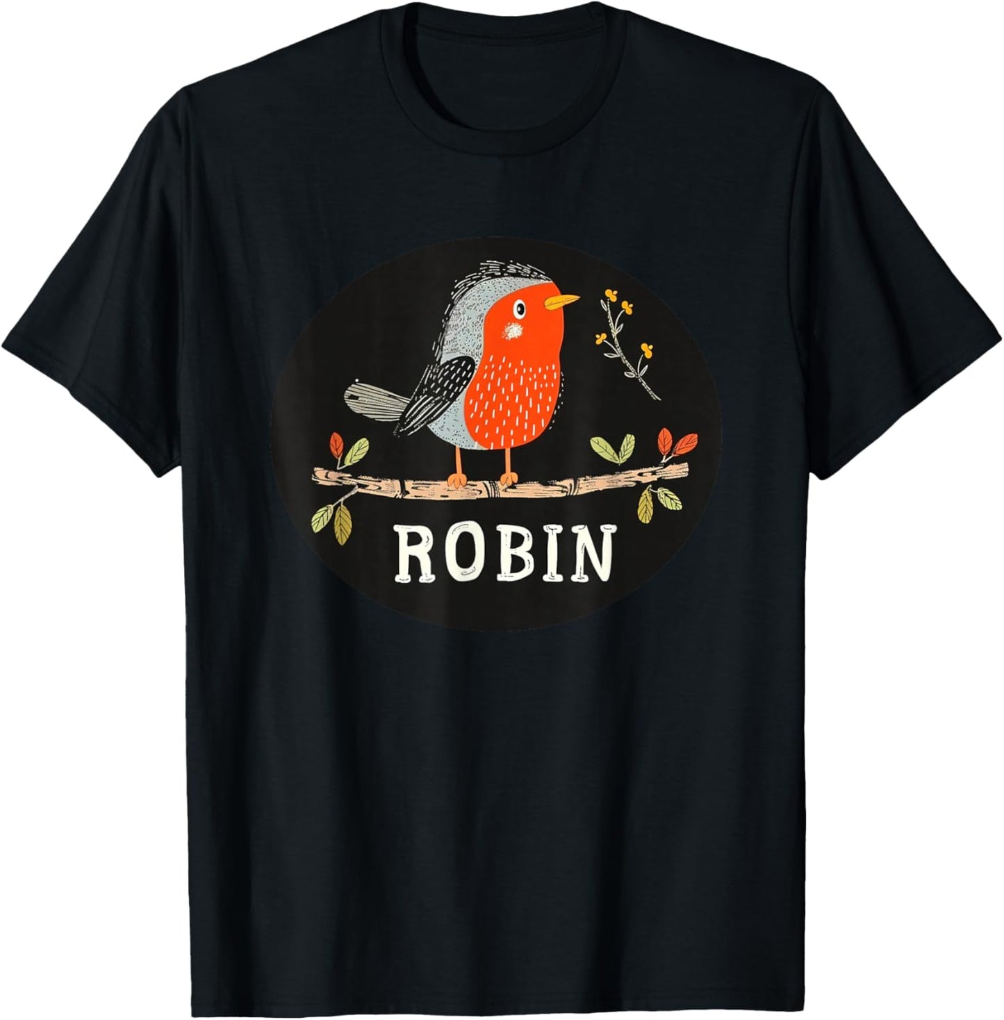 Red Robin Bird Costume for Boys and Girls T-Shirt - T-Shirt | Black