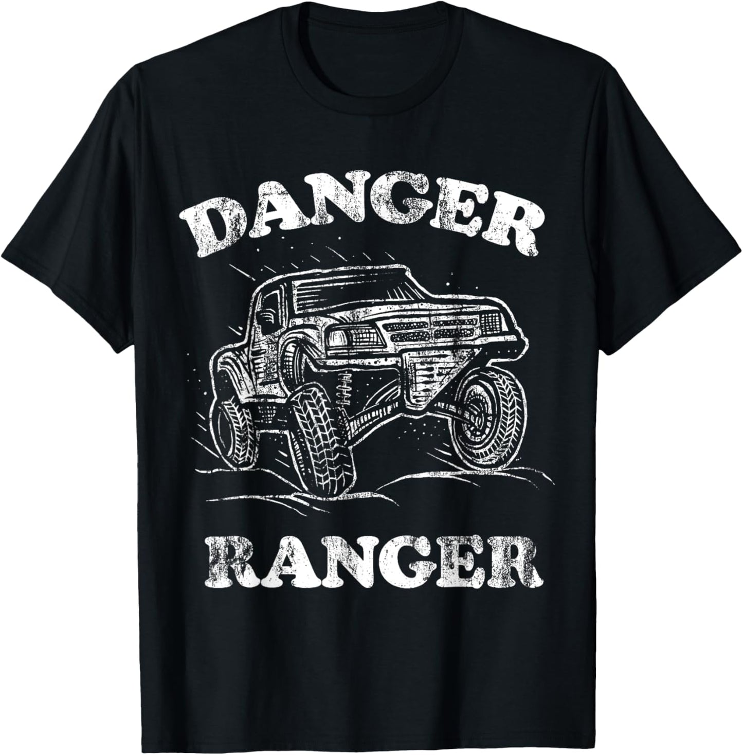 Danger Ranger Off Road Truck Desert Racing T-Shirt - T-Shirt | Black