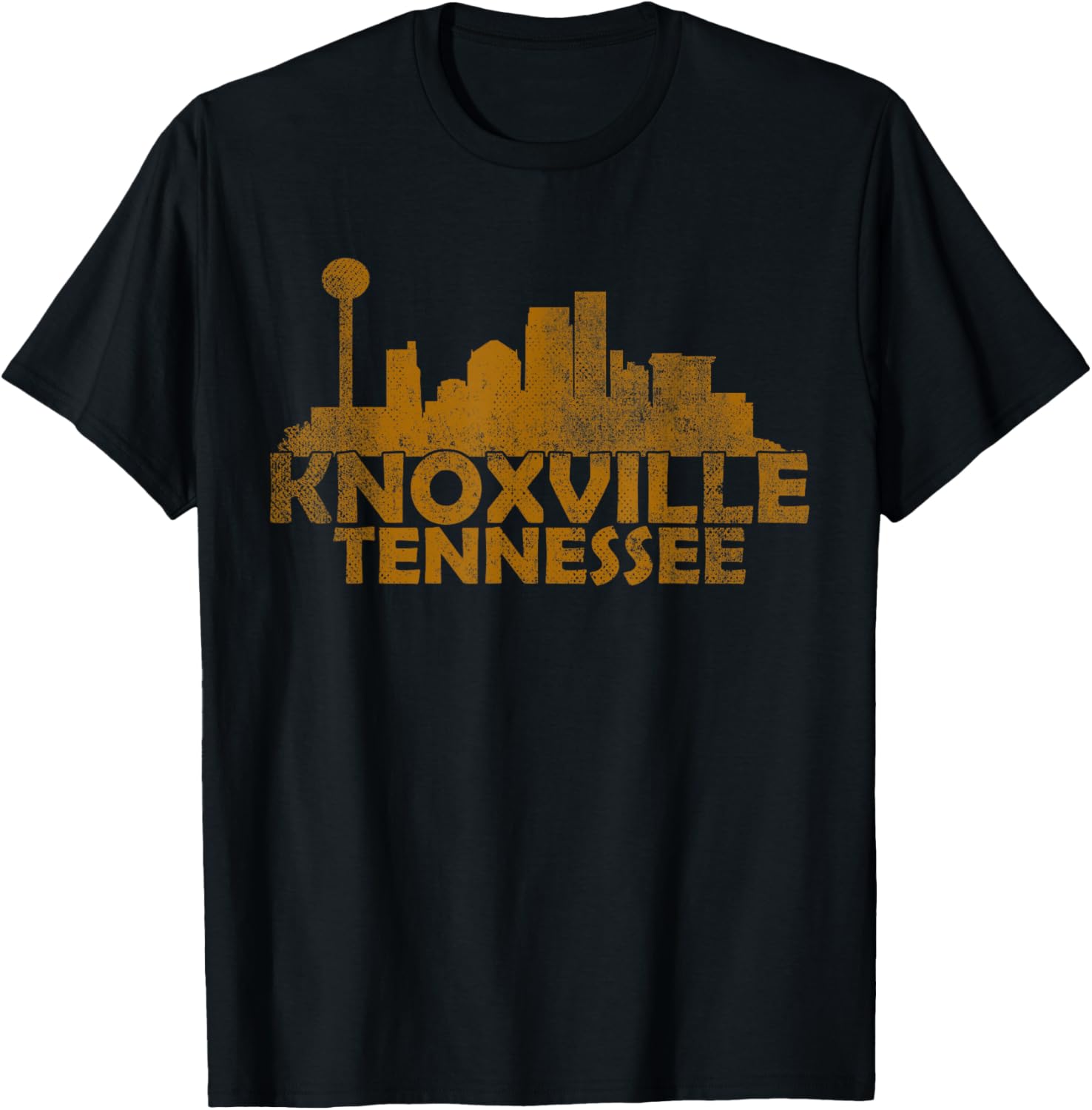Knoxville Tennessee TN | Skyline T-Shirt - T-Shirt | Black