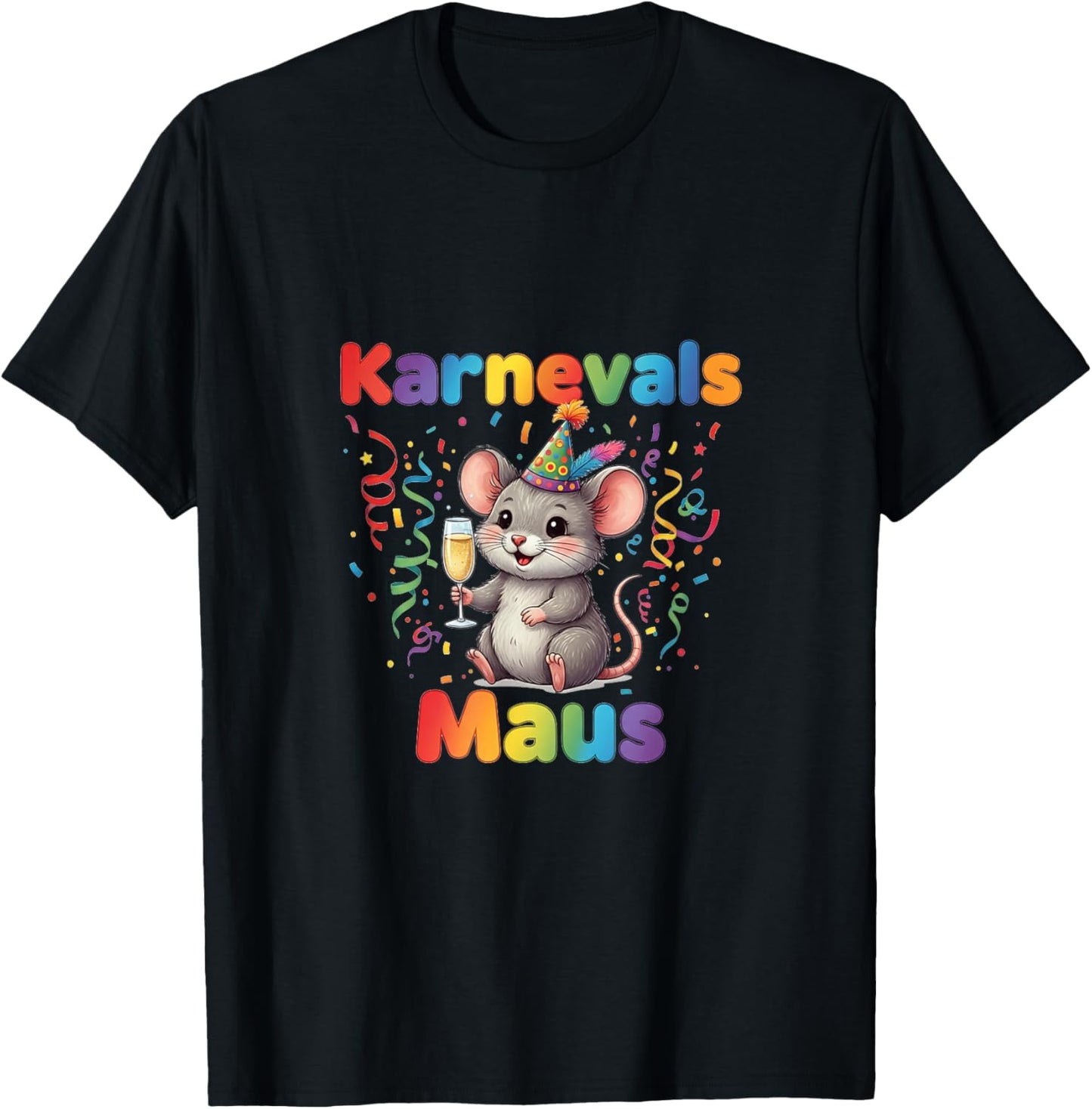 Carnival Mouse Carnival Costume Replacement Carnival Mouse T-Shirt - T-Shirt | Black