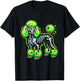 Zombie Poodle Dog Ghost Dark Halloween Horror Skeleton Gifts T-Shirt - T-Shirt | Black