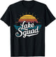 Lake Squad Family Matching Vacation Camping Life Summer Men Women Kids T-Shirt - T-Shirt | Black