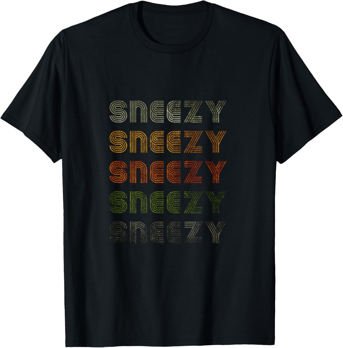 Love Heart Sneezy Grunge Vintage Style Black Sneezy T-Shirt - T-Shirt | Black