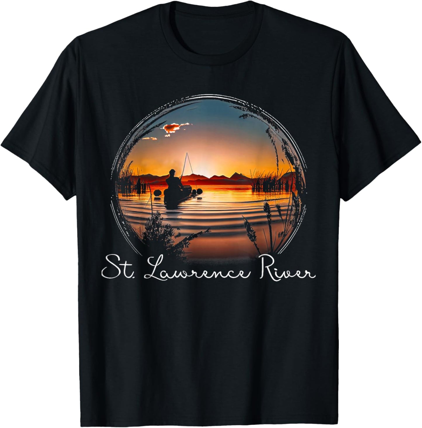 St. Lawrence River T-Shirt - T-Shirt | Black
