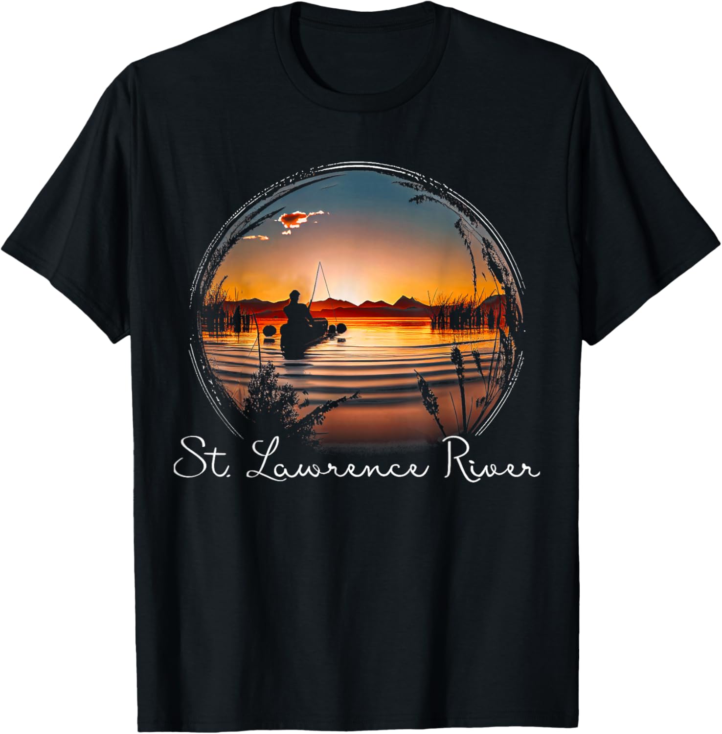 St. Lawrence River T-Shirt - T-Shirt | Black