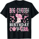 Big Cousin Of The Birthday Cow-Girl Pink Disco Rodeo Western T-Shirt - T-Shirt | Black
