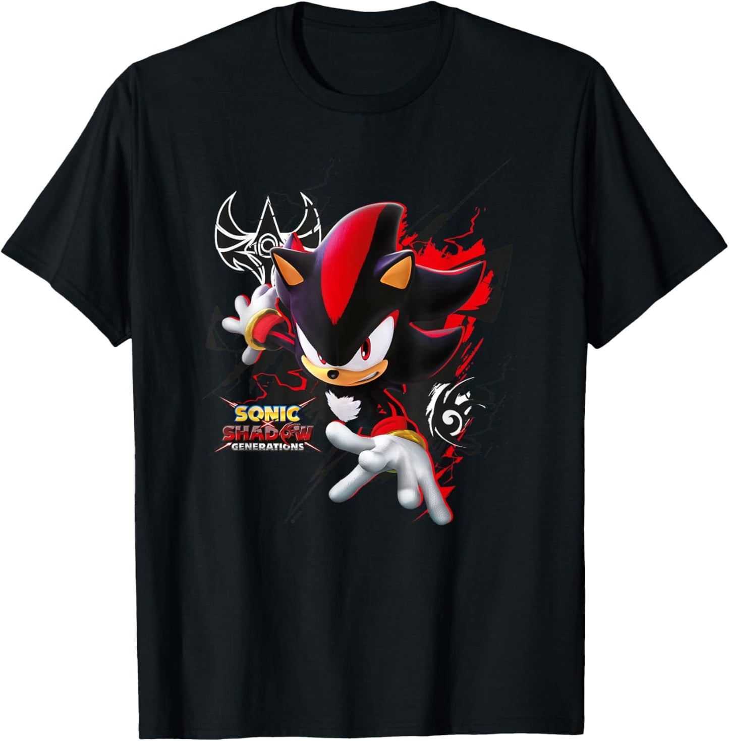 Sonic The Hedgehog, Sonic X Shadow Generations - Unleashed T-Shirt - T-Shirt | Black
