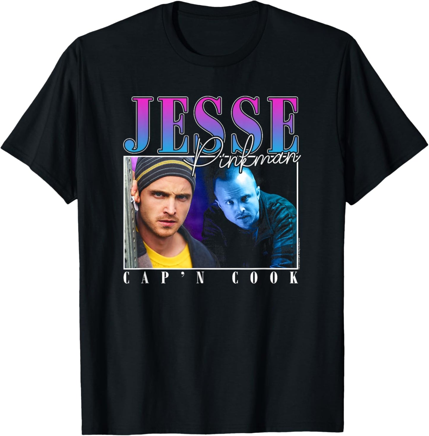 Breaking Bad Jesse Cap'n Cook 90's Throwback TV Show T-Shirt - T-Shirt | Black