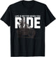 Life Is Better When You Ride Cool Motorcycle Biker Men Boys T-Shirt - T-Shirt | Black